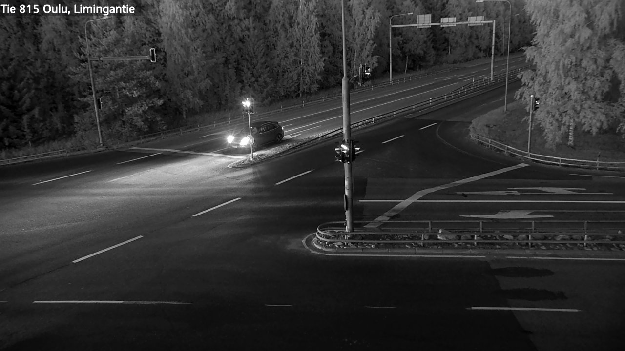 Weather Camera Image Väg 815 Oleåborg, Limingantie, Oulu, Pohjois-Pohjanmaa