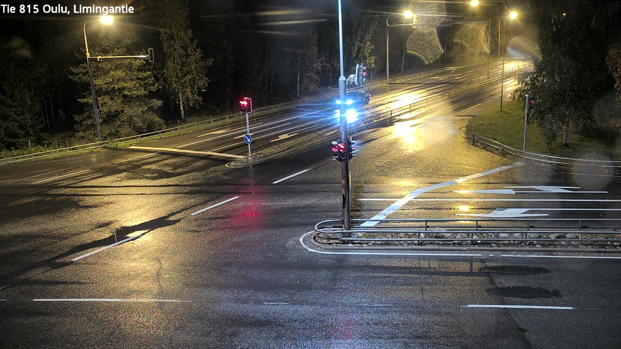Weather Camera Image Väg 815 Oleåborg, Limingantie, Oulu, Pohjois-Pohjanmaa