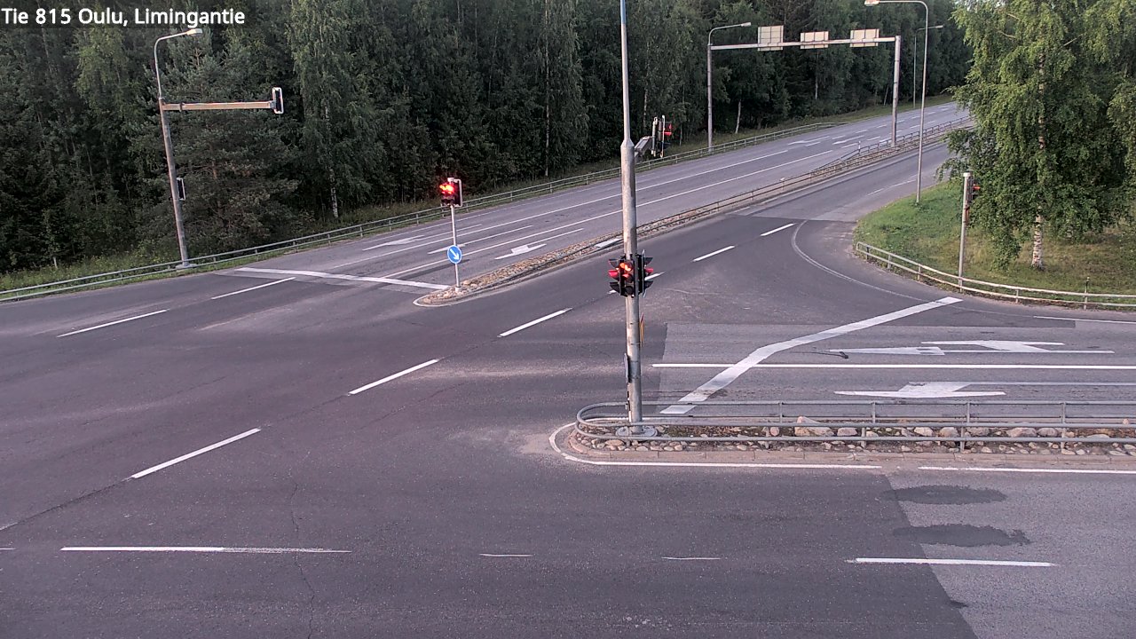Weather Camera Image Väg 815 Oleåborg, Limingantie, Oulu, Pohjois-Pohjanmaa