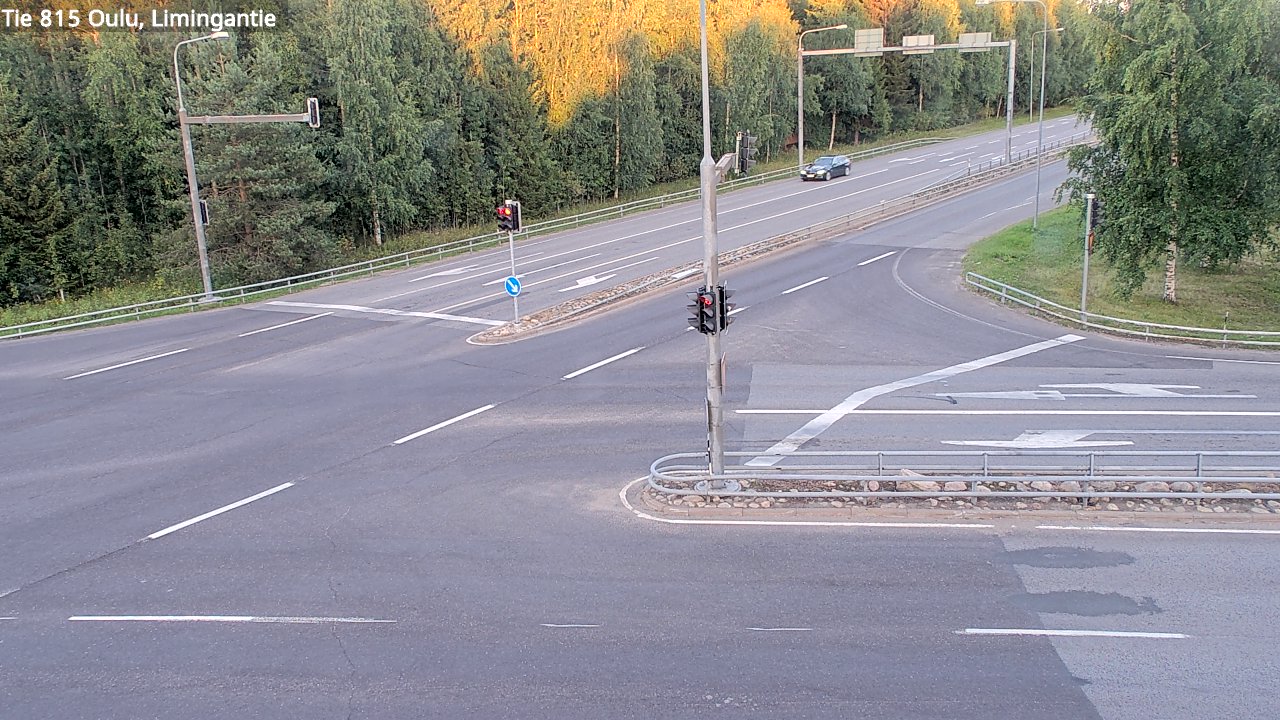 Weather Camera Image Väg 815 Oleåborg, Limingantie, Oulu, Pohjois-Pohjanmaa