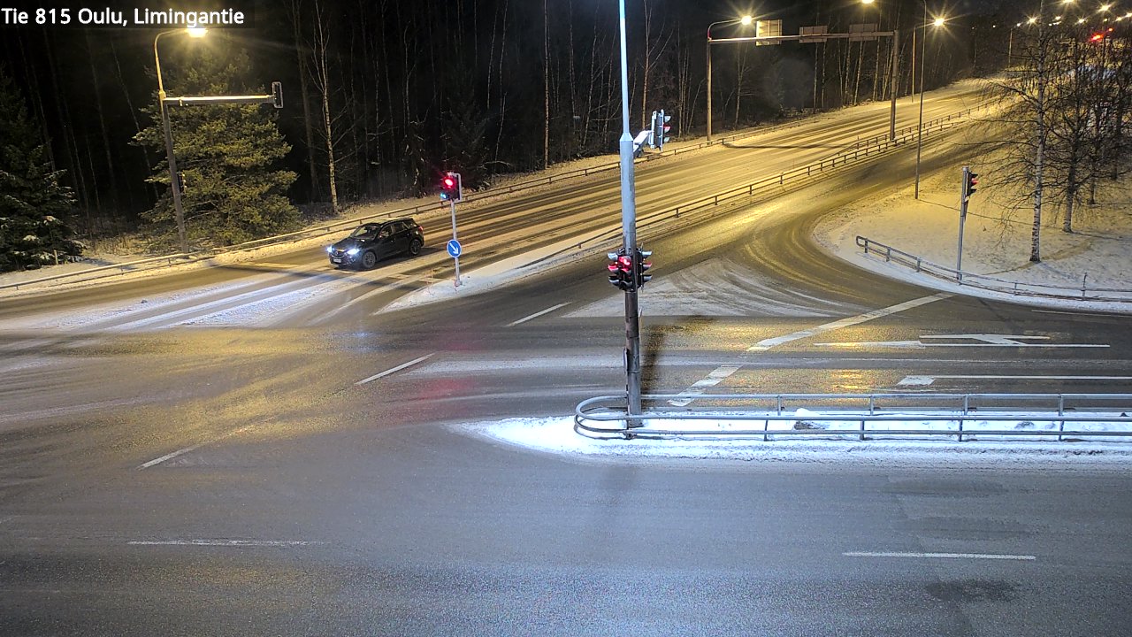 Weather Camera Image Väg 815 Oleåborg, Limingantie, Oulu, Pohjois-Pohjanmaa