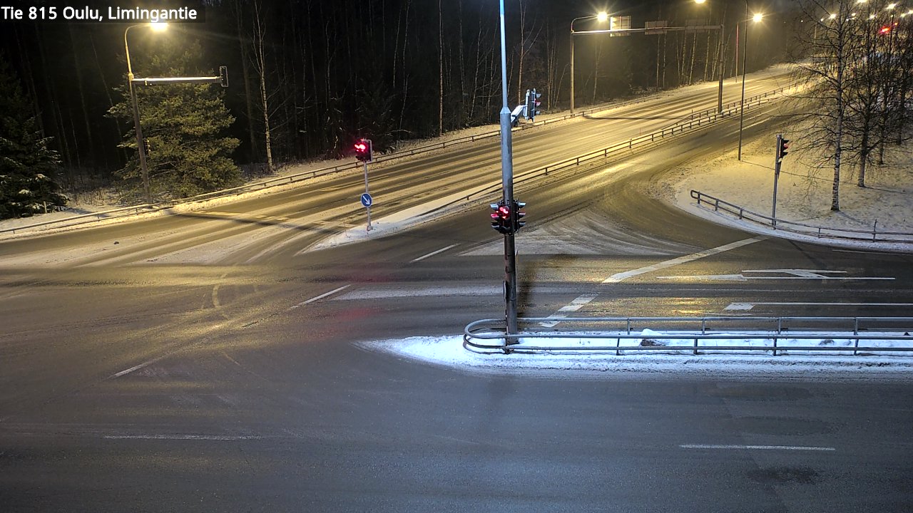Weather Camera Image Väg 815 Oleåborg, Limingantie, Oulu, Pohjois-Pohjanmaa