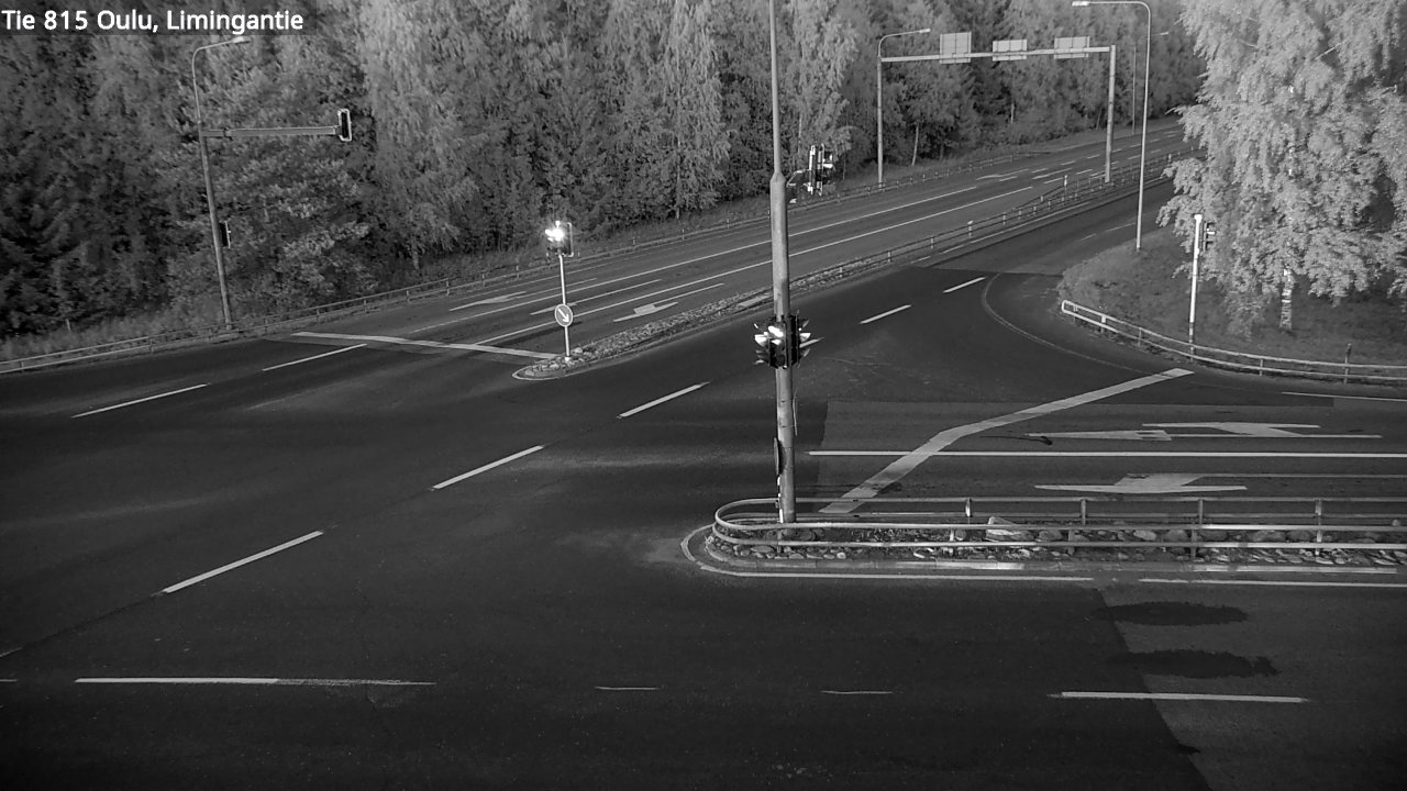 Weather Camera Image Väg 815 Oleåborg, Limingantie, Oulu, Pohjois-Pohjanmaa