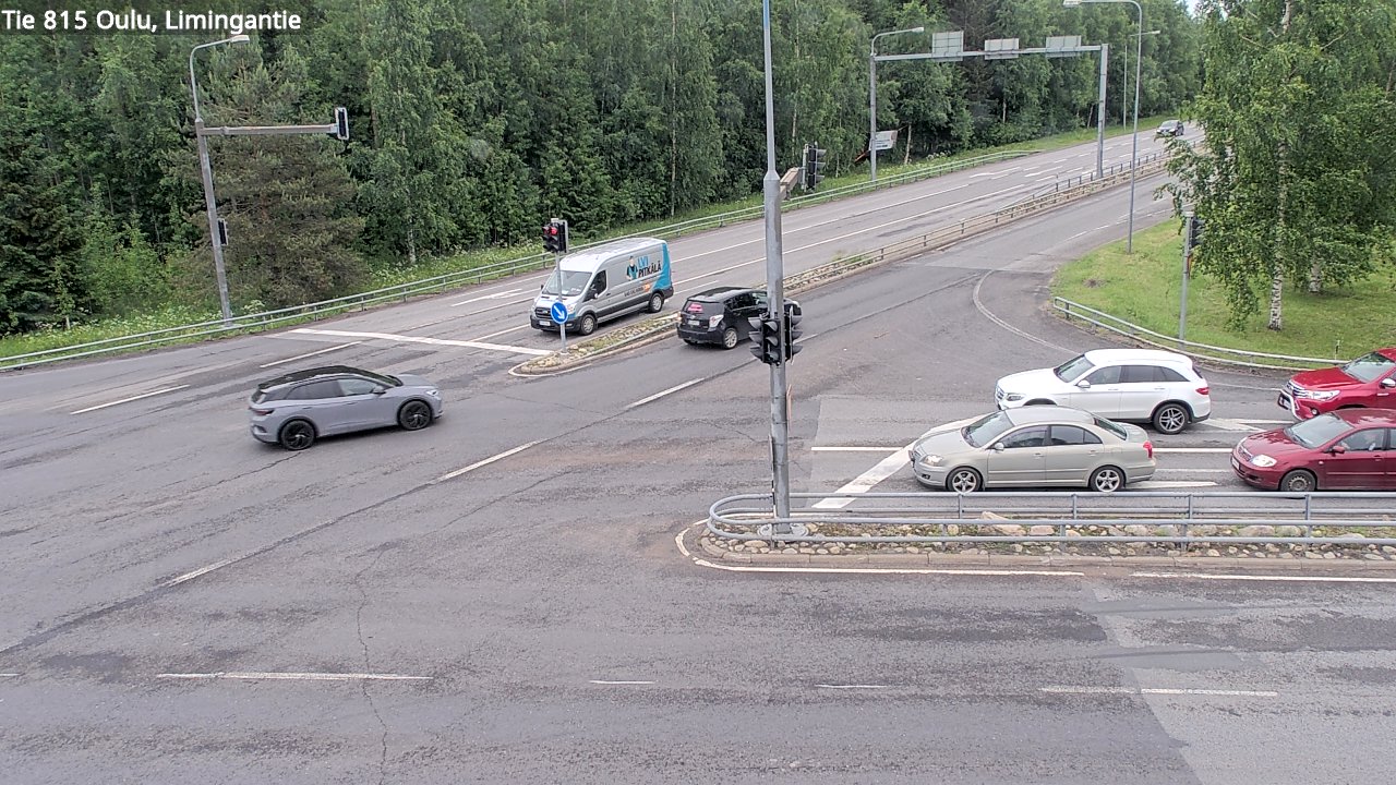 Weather Camera Image Väg 815 Oleåborg, Limingantie, Oulu, Pohjois-Pohjanmaa