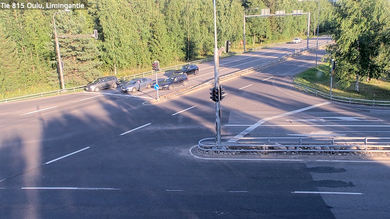 Weather Camera Image Väg 815 Oleåborg, Limingantie, Oulu, Pohjois-Pohjanmaa