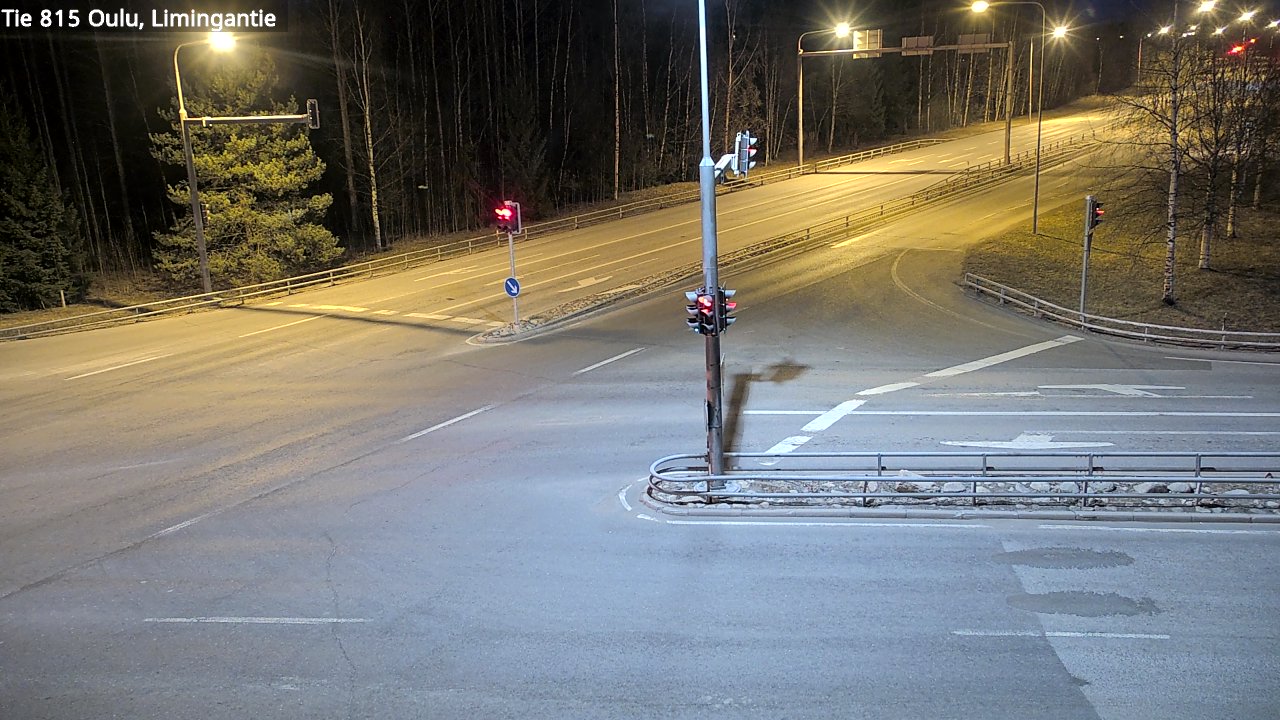 Weather Camera Image Väg 815 Oleåborg, Limingantie, Oulu, Pohjois-Pohjanmaa