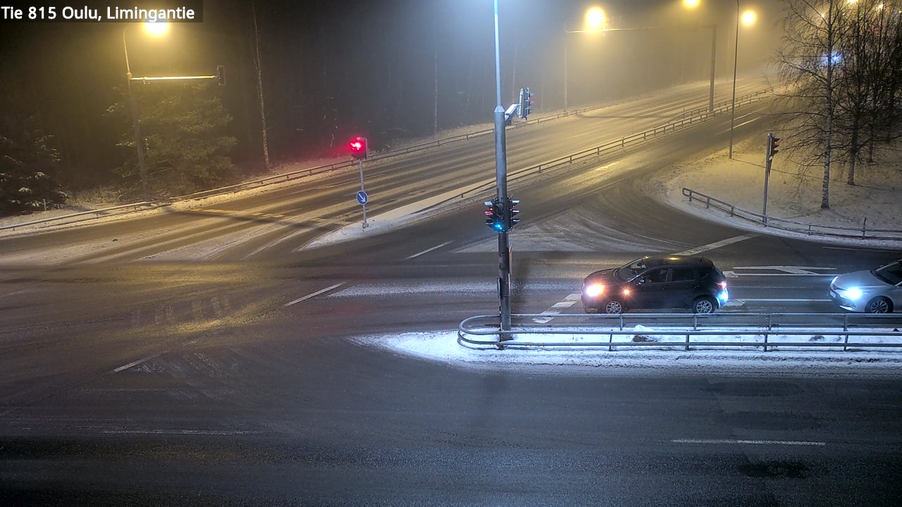 Weather Camera Image Väg 815 Oleåborg, Limingantie, Oulu, Pohjois-Pohjanmaa