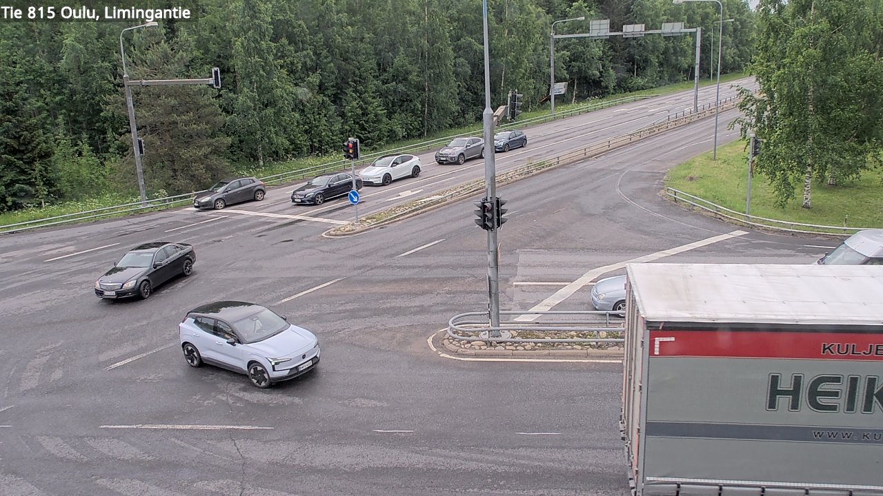 Weather Camera Image Väg 815 Oleåborg, Limingantie, Oulu, Pohjois-Pohjanmaa