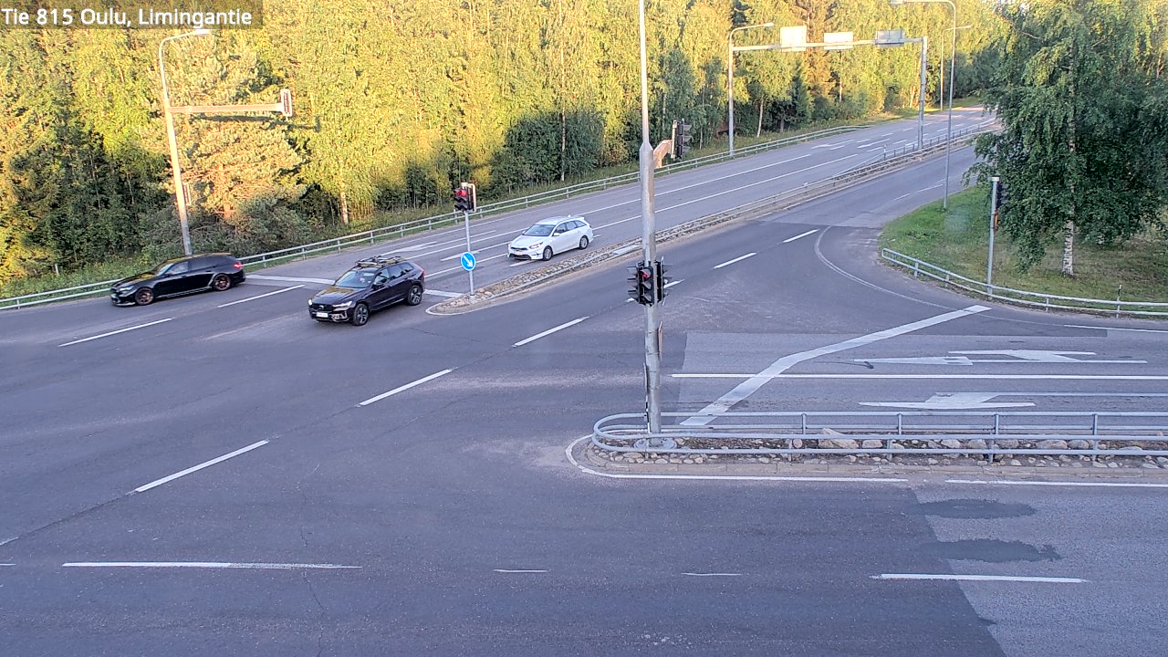 Weather Camera Image Väg 815 Oleåborg, Limingantie, Oulu, Pohjois-Pohjanmaa