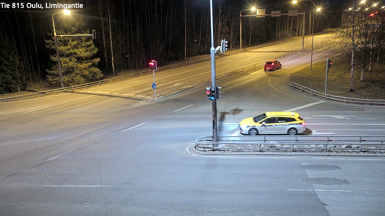 Weather Camera Image Väg 815 Oleåborg, Limingantie, Oulu, Pohjois-Pohjanmaa
