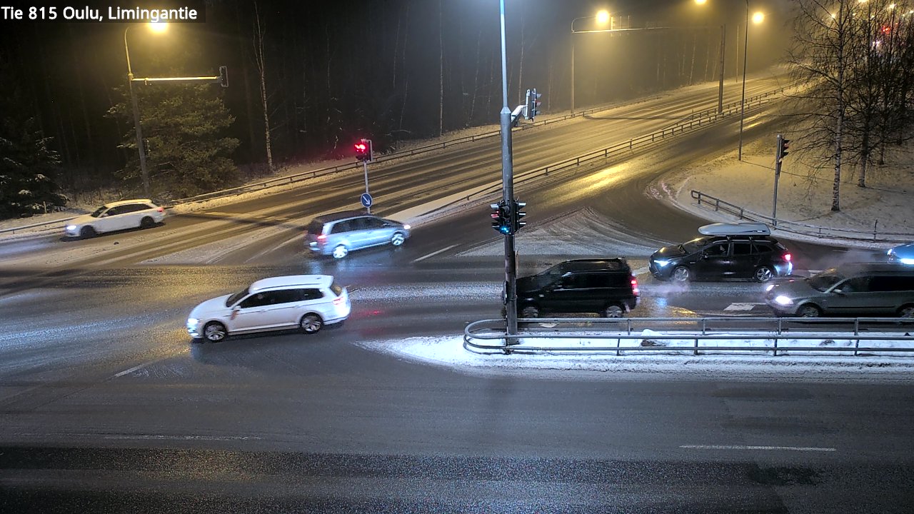 Weather Camera Image Väg 815 Oleåborg, Limingantie, Oulu, Pohjois-Pohjanmaa