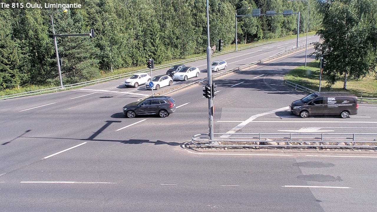 Weather Camera Image Väg 815 Oleåborg, Limingantie, Oulu, Pohjois-Pohjanmaa