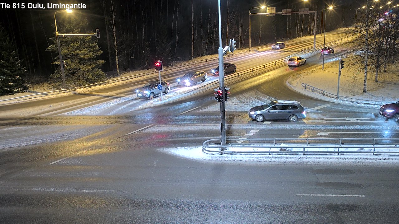 Weather Camera Image Väg 815 Oleåborg, Limingantie, Oulu, Pohjois-Pohjanmaa