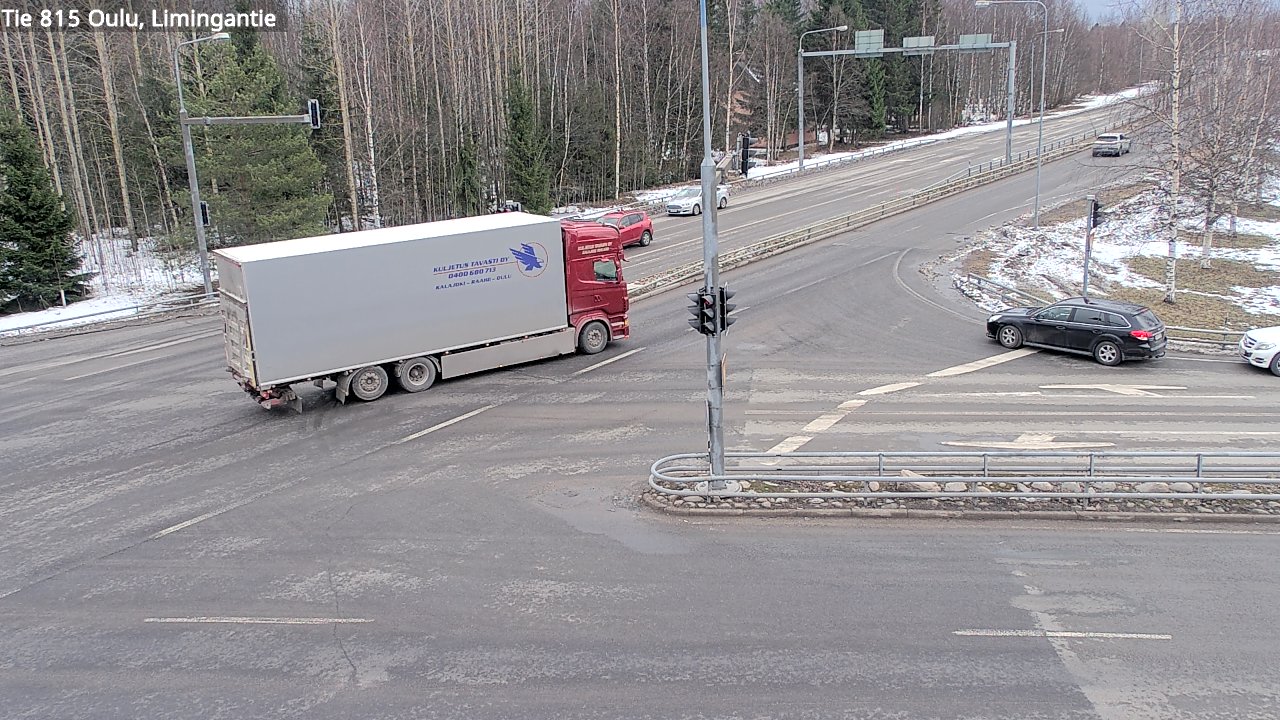 Weather Camera Image Road 815 Oulu, Limingantie, Oulu, Pohjois-Pohjanmaa
