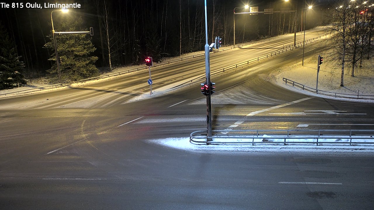 Weather Camera Image Väg 815 Oleåborg, Limingantie, Oulu, Pohjois-Pohjanmaa