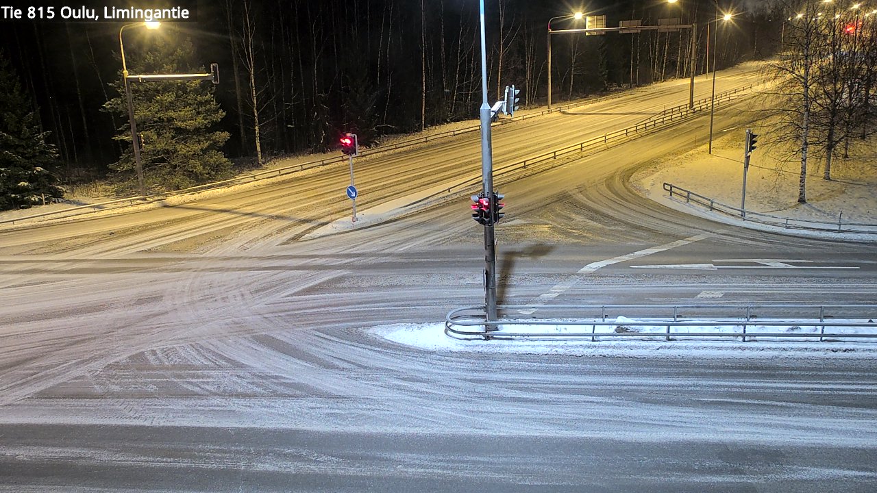 Weather Camera Image Road 815 Oulu, Limingantie, Oulu, Pohjois-Pohjanmaa