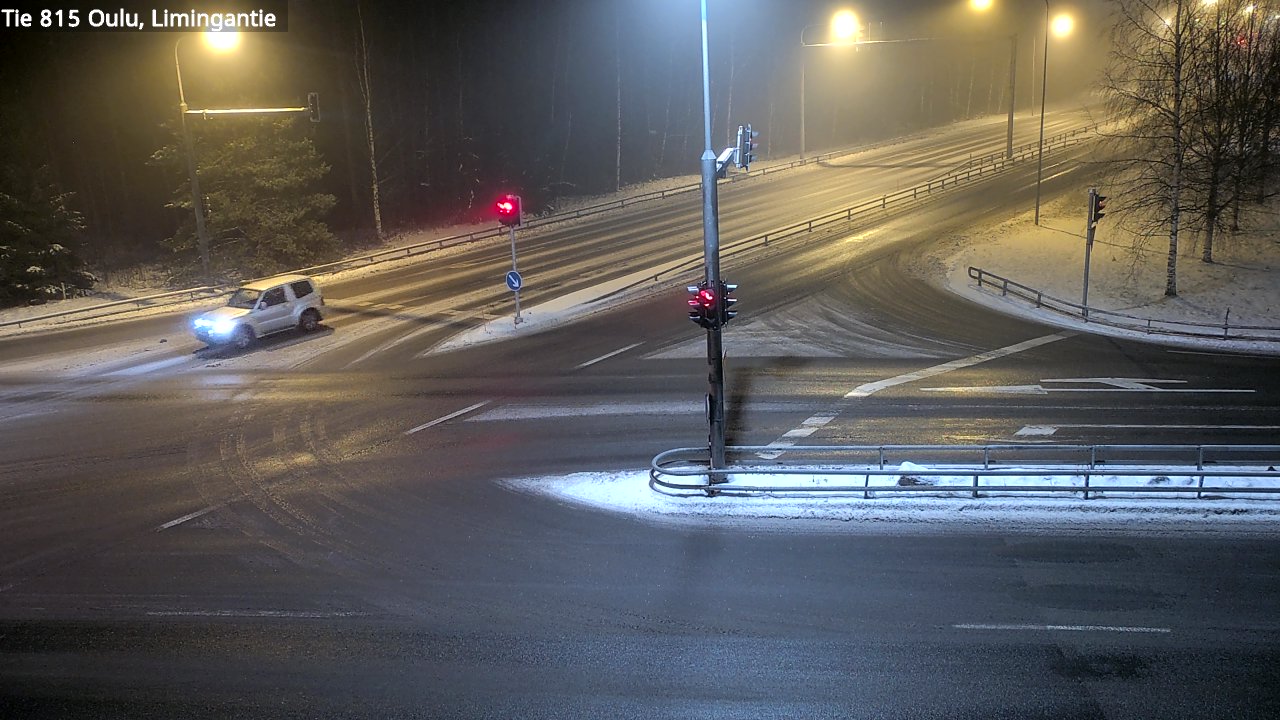 Weather Camera Image Väg 815 Oleåborg, Limingantie, Oulu, Pohjois-Pohjanmaa