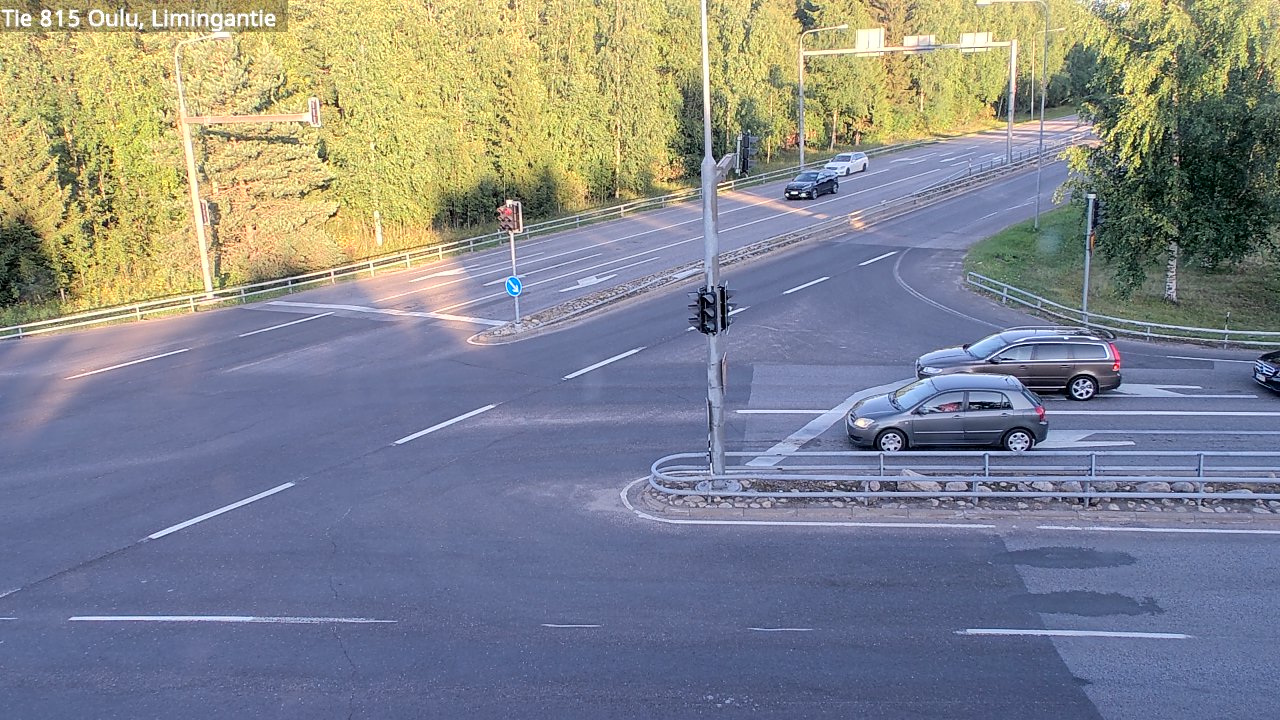 Weather Camera Image Väg 815 Oleåborg, Limingantie, Oulu, Pohjois-Pohjanmaa