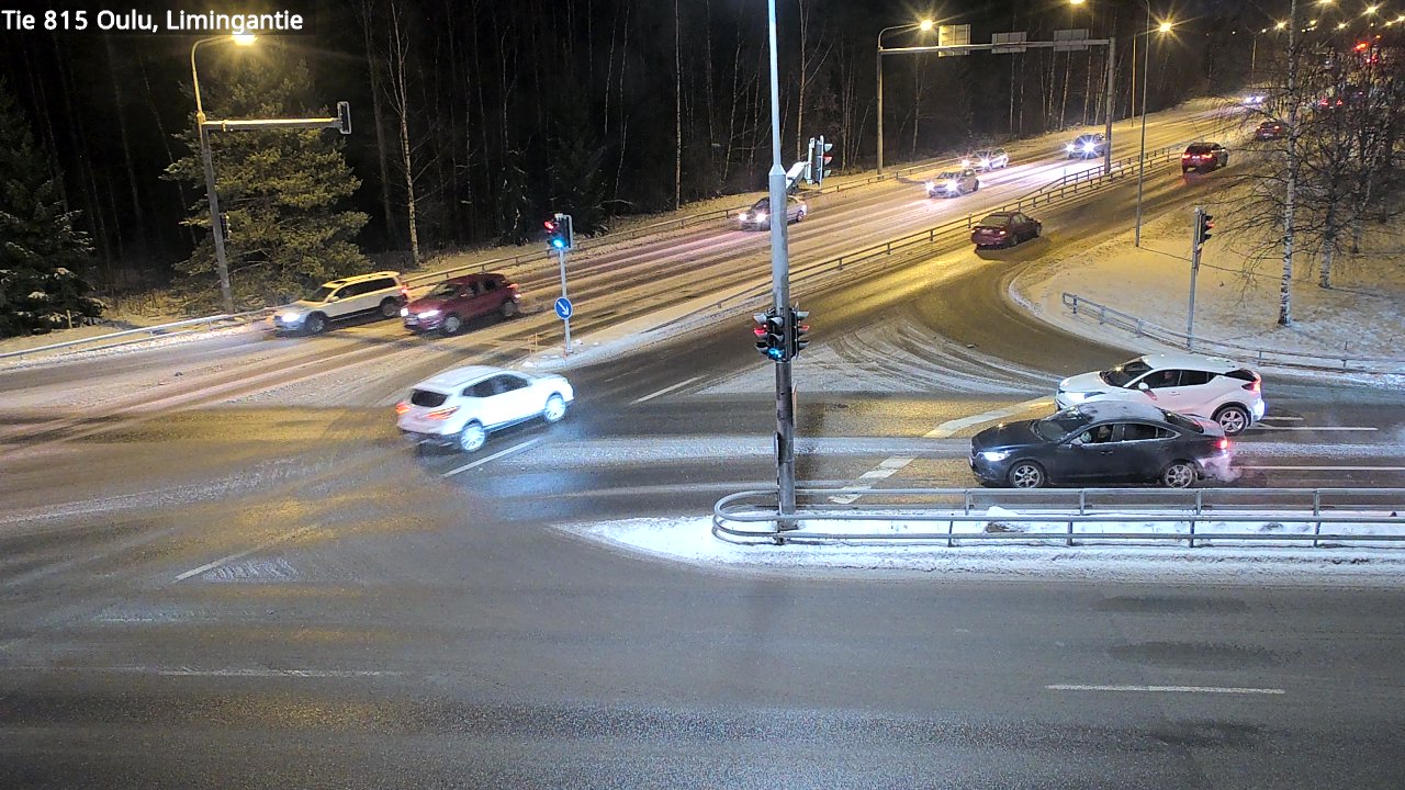 Weather Camera Image Väg 815 Oleåborg, Limingantie, Oulu, Pohjois-Pohjanmaa
