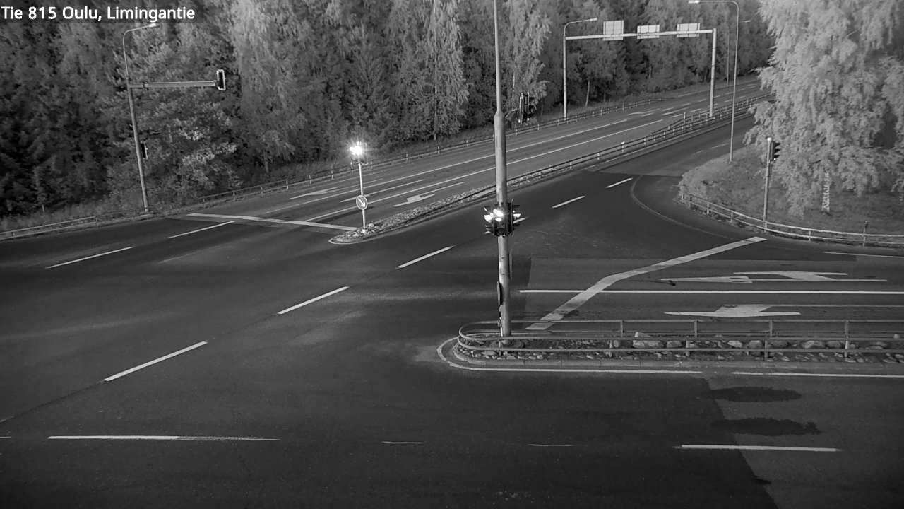 Weather Camera Image Väg 815 Oleåborg, Limingantie, Oulu, Pohjois-Pohjanmaa