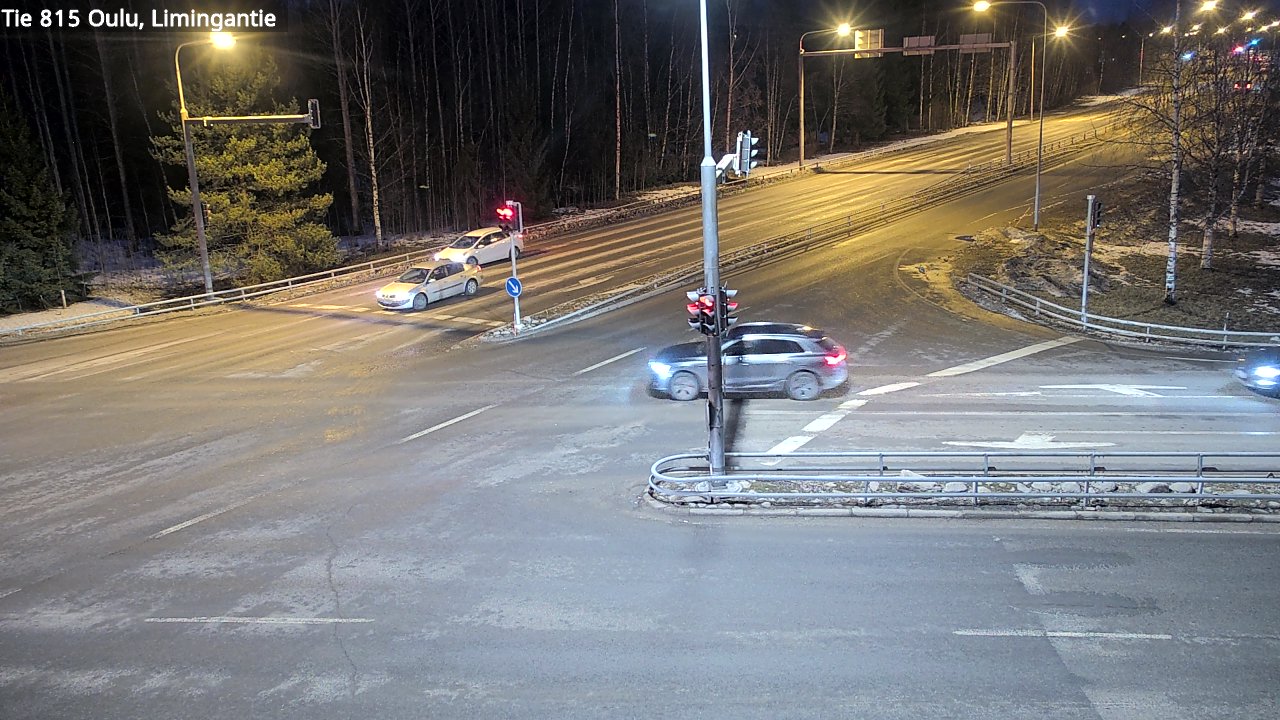 Weather Camera Image Väg 815 Oleåborg, Limingantie, Oulu, Pohjois-Pohjanmaa
