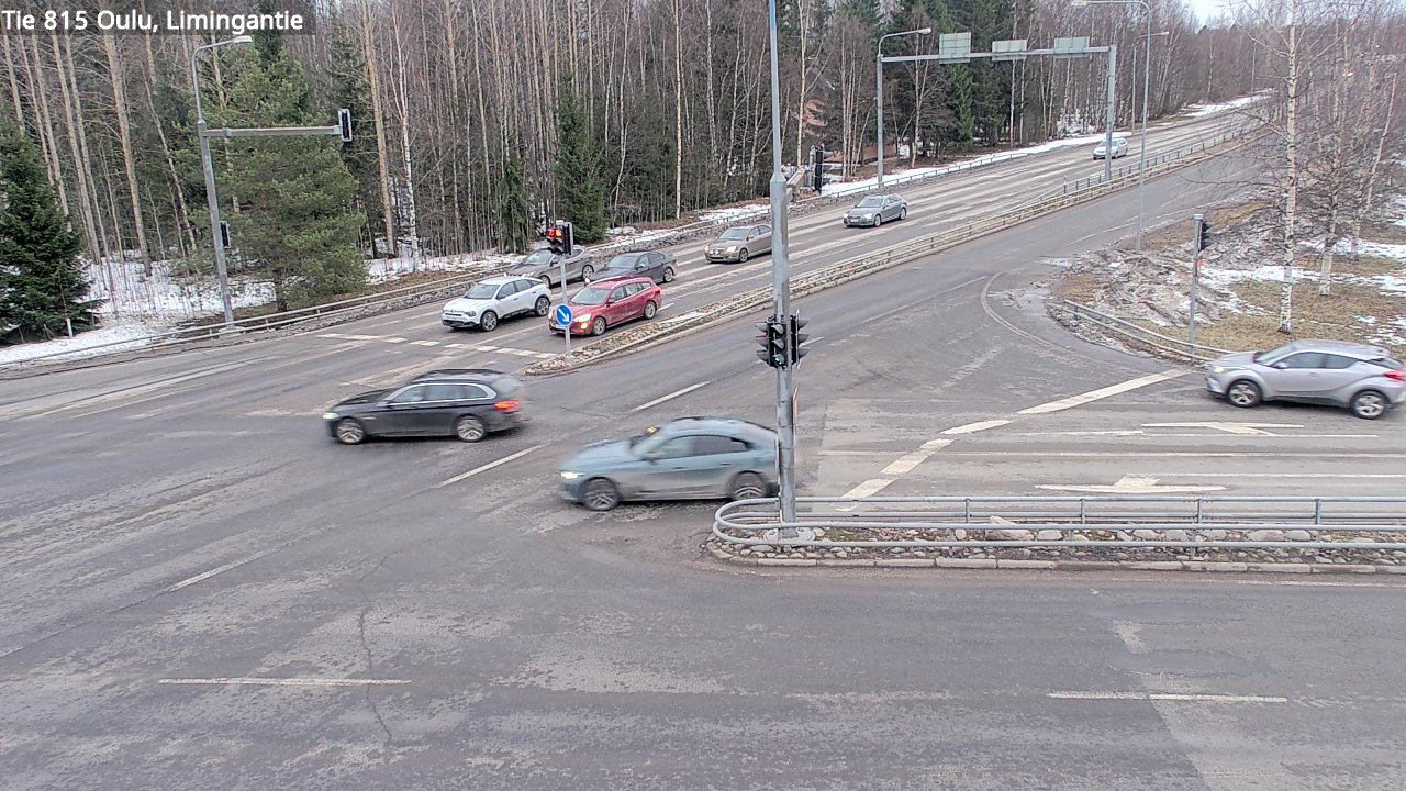 Weather Camera Image Väg 815 Oleåborg, Limingantie, Oulu, Pohjois-Pohjanmaa