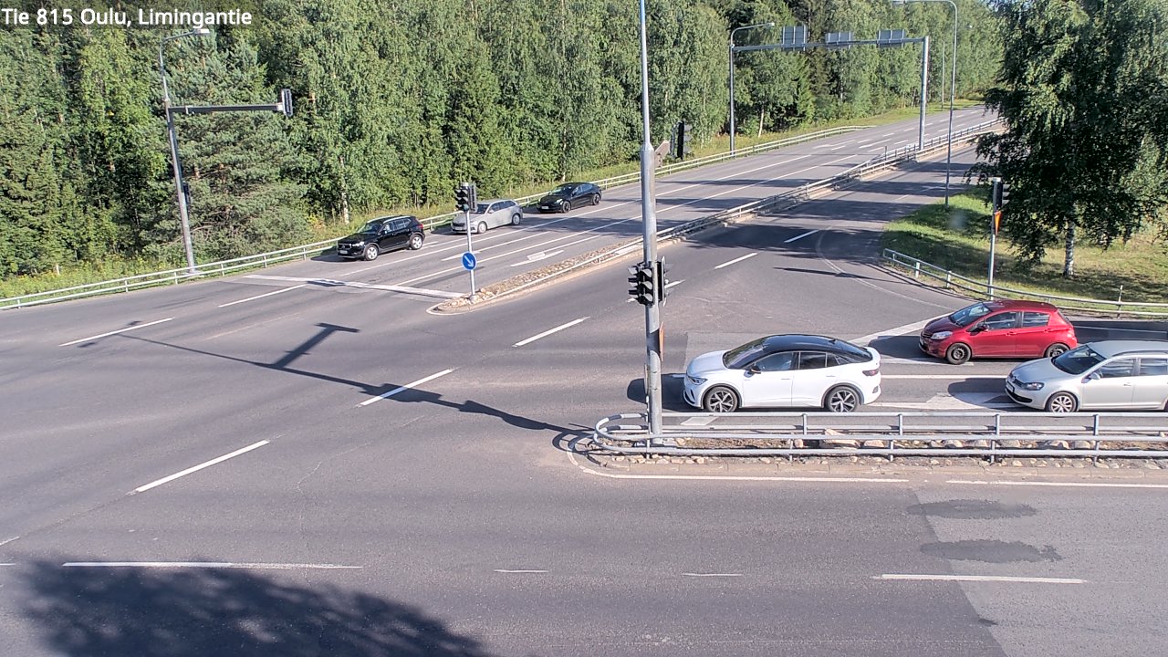 Weather Camera Image Väg 815 Oleåborg, Limingantie, Oulu, Pohjois-Pohjanmaa