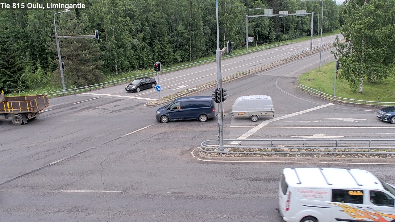 Weather Camera Image Väg 815 Oleåborg, Limingantie, Oulu, Pohjois-Pohjanmaa