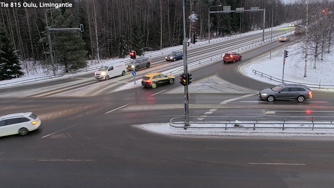 Weather Camera Image Väg 815 Oleåborg, Limingantie, Oulu, Pohjois-Pohjanmaa