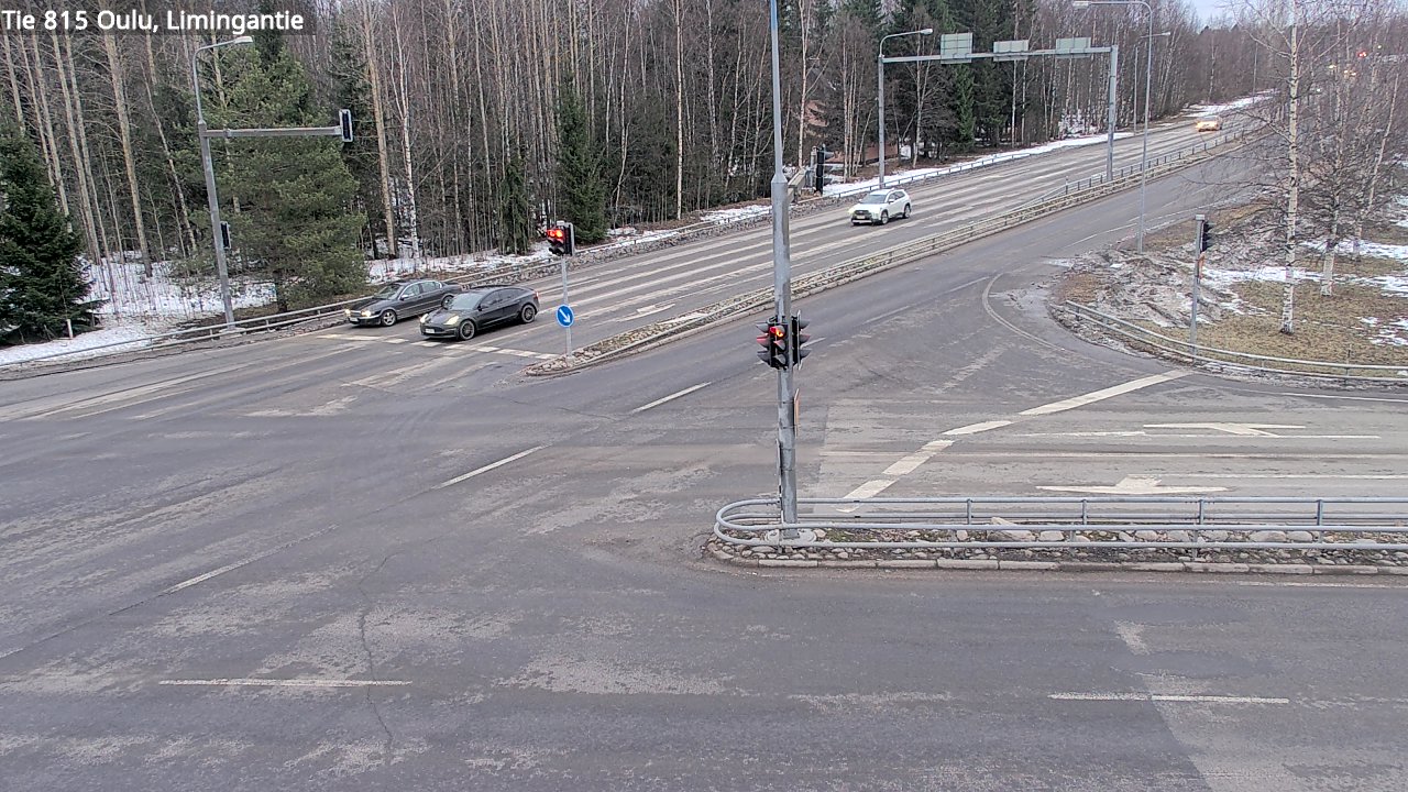 Weather Camera Image Väg 815 Oleåborg, Limingantie, Oulu, Pohjois-Pohjanmaa