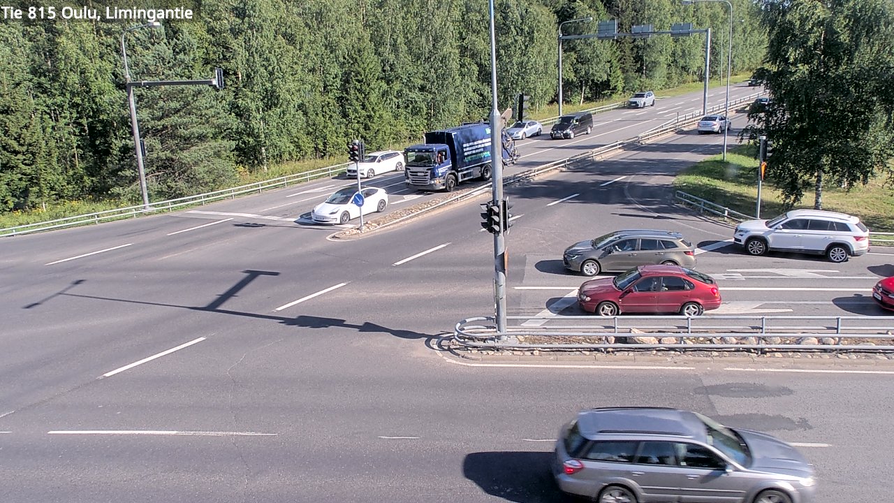 Weather Camera Image Väg 815 Oleåborg, Limingantie, Oulu, Pohjois-Pohjanmaa