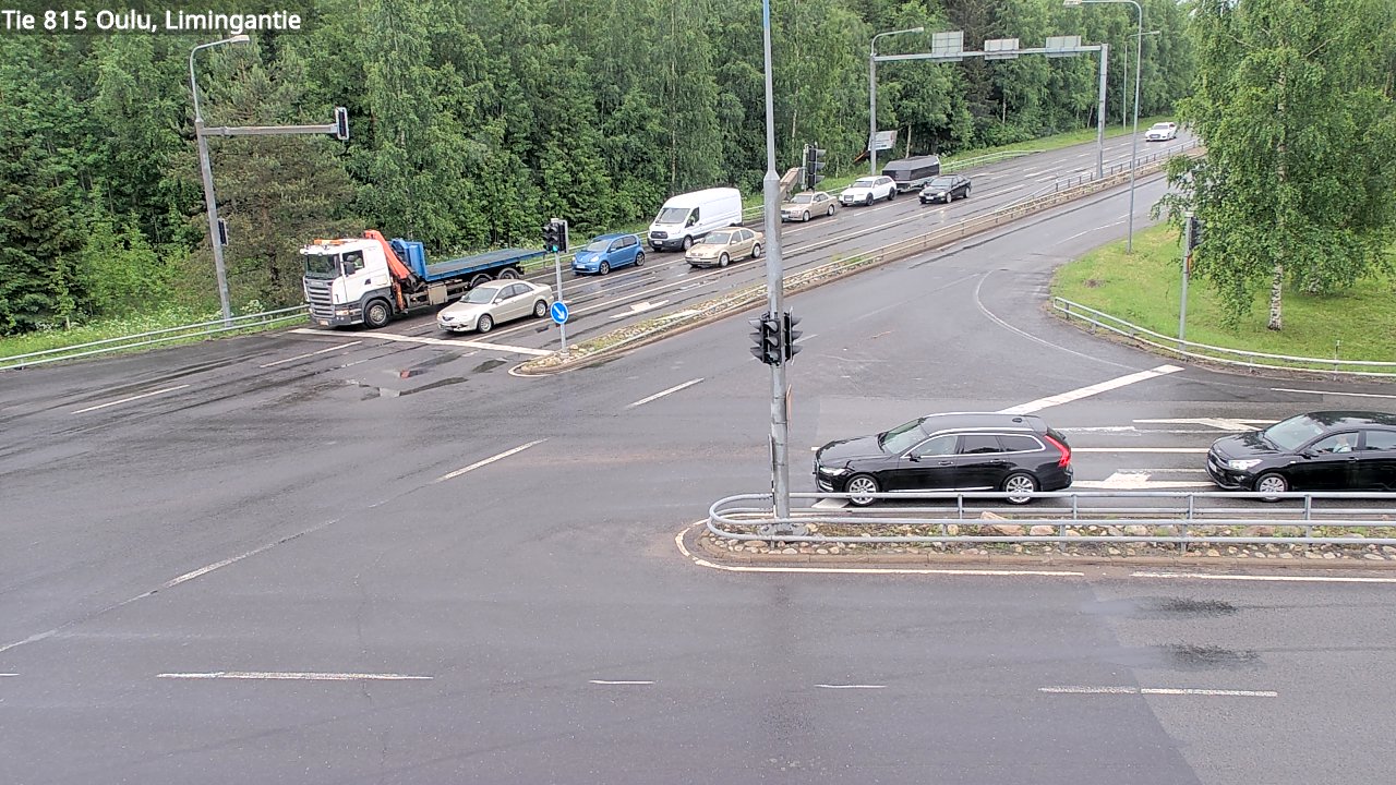 Weather Camera Image Väg 815 Oleåborg, Limingantie, Oulu, Pohjois-Pohjanmaa