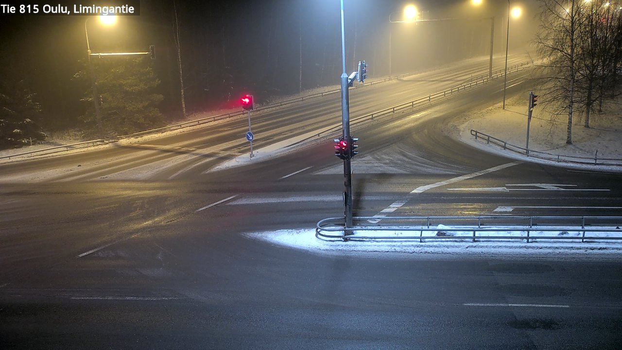 Weather Camera Image Väg 815 Oleåborg, Limingantie, Oulu, Pohjois-Pohjanmaa