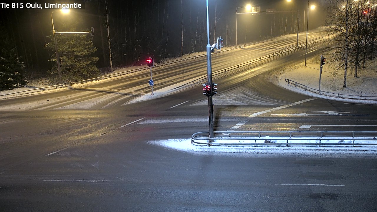 Weather Camera Image Väg 815 Oleåborg, Limingantie, Oulu, Pohjois-Pohjanmaa