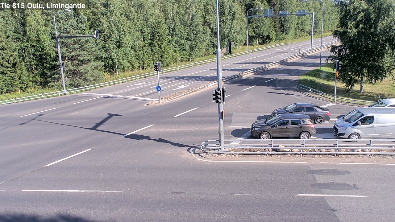Weather Camera Image Väg 815 Oleåborg, Limingantie, Oulu, Pohjois-Pohjanmaa
