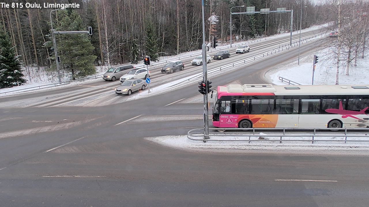 Weather Camera Image Road 815 Oulu, Limingantie, Oulu, Pohjois-Pohjanmaa