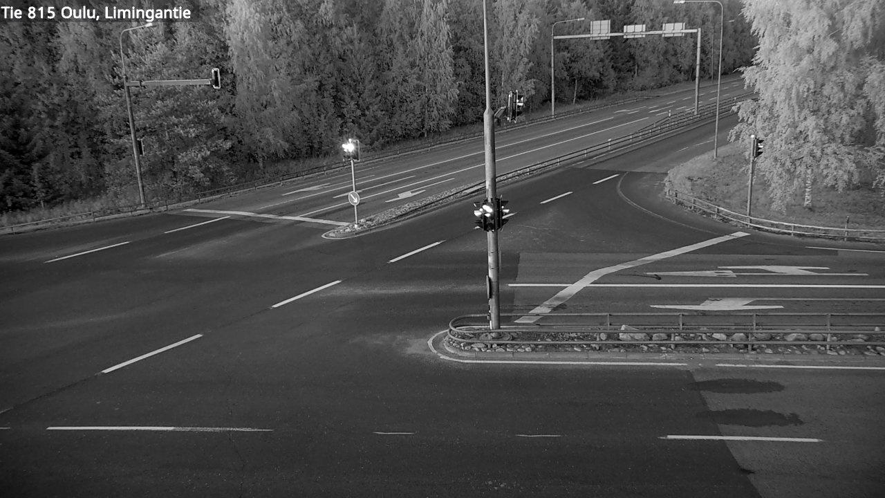 Weather Camera Image Väg 815 Oleåborg, Limingantie, Oulu, Pohjois-Pohjanmaa