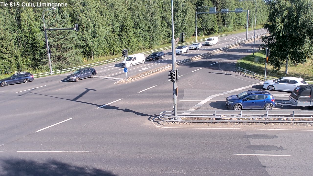 Weather Camera Image Väg 815 Oleåborg, Limingantie, Oulu, Pohjois-Pohjanmaa