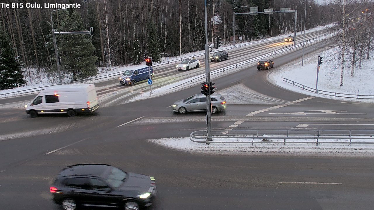 Weather Camera Image Väg 815 Oleåborg, Limingantie, Oulu, Pohjois-Pohjanmaa
