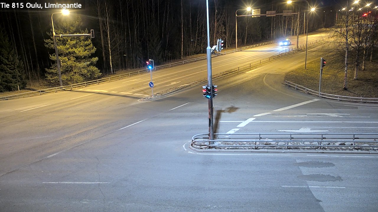 Weather Camera Image Väg 815 Oleåborg, Limingantie, Oulu, Pohjois-Pohjanmaa