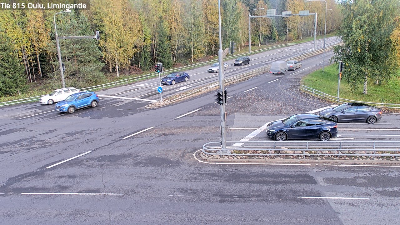 Weather Camera Image Väg 815 Oleåborg, Limingantie, Oulu, Pohjois-Pohjanmaa