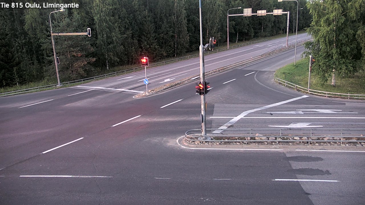Weather Camera Image Väg 815 Oleåborg, Limingantie, Oulu, Pohjois-Pohjanmaa