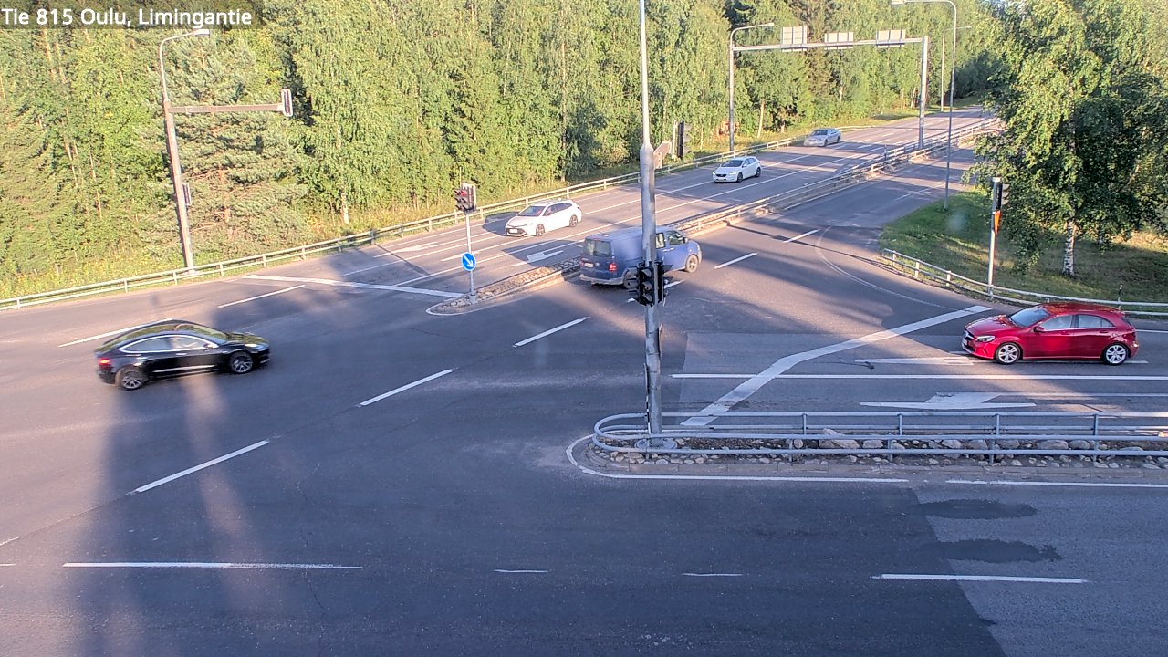 Weather Camera Image Väg 815 Oleåborg, Limingantie, Oulu, Pohjois-Pohjanmaa