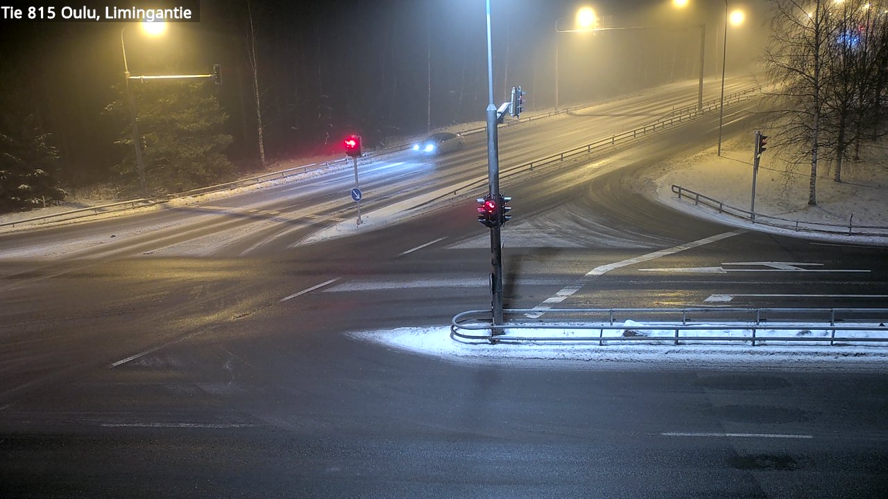 Weather Camera Image Väg 815 Oleåborg, Limingantie, Oulu, Pohjois-Pohjanmaa