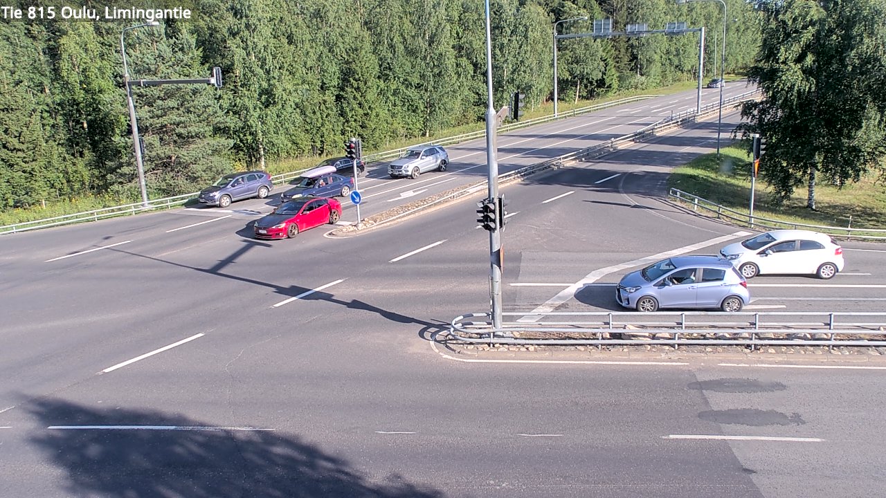 Weather Camera Image Väg 815 Oleåborg, Limingantie, Oulu, Pohjois-Pohjanmaa