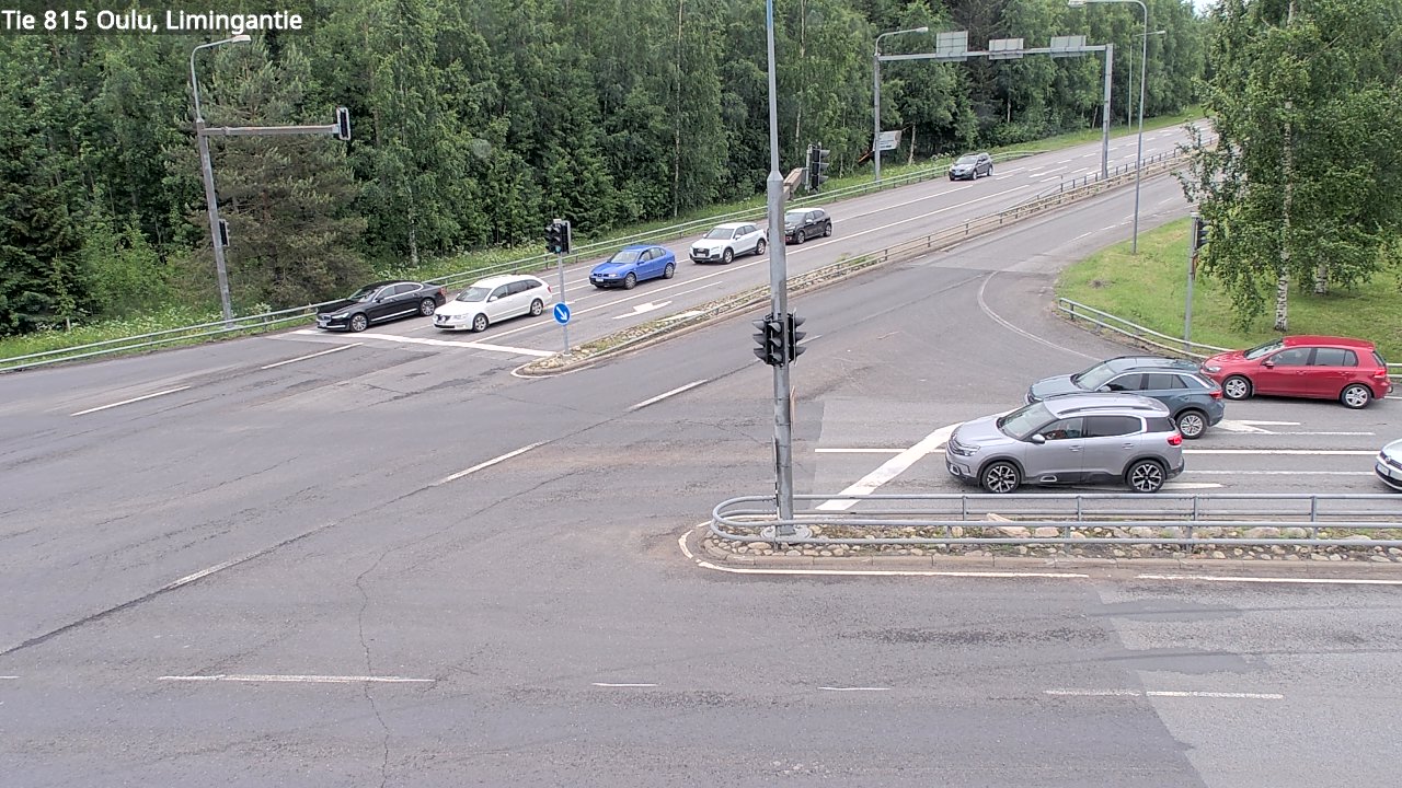 Weather Camera Image Väg 815 Oleåborg, Limingantie, Oulu, Pohjois-Pohjanmaa
