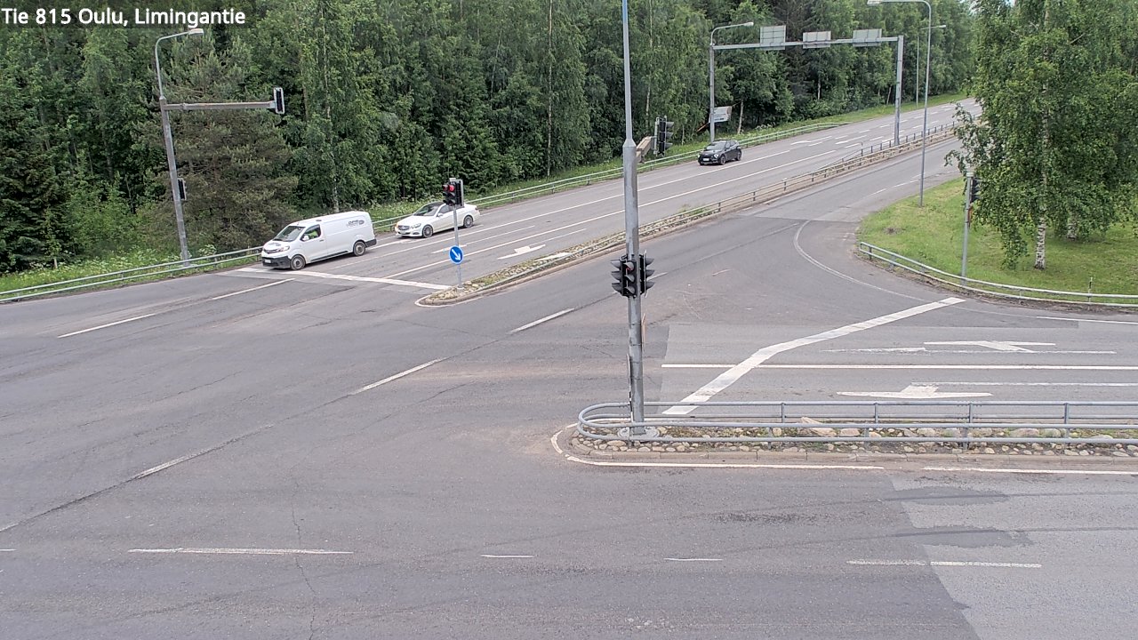 Weather Camera Image Väg 815 Oleåborg, Limingantie, Oulu, Pohjois-Pohjanmaa