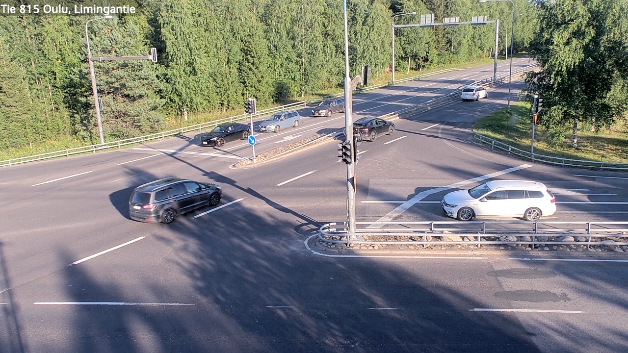 Weather Camera Image Väg 815 Oleåborg, Limingantie, Oulu, Pohjois-Pohjanmaa