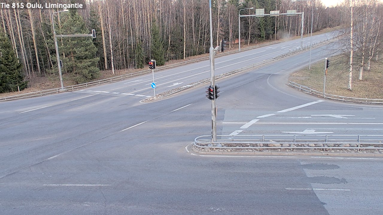 Weather Camera Image Road 815 Oulu, Limingantie, Oulu, Pohjois-Pohjanmaa