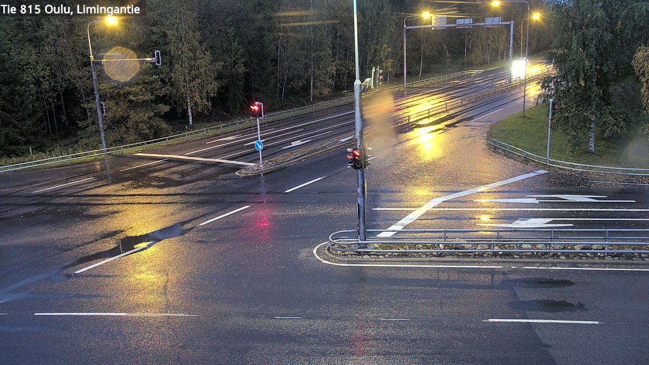 Weather Camera Image Väg 815 Oleåborg, Limingantie, Oulu, Pohjois-Pohjanmaa